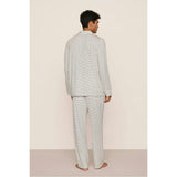 William Printed TENCEL™ Long PJ Set, White