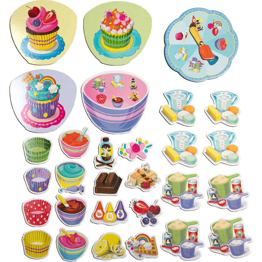 Cupcake Shaped Spinner Game