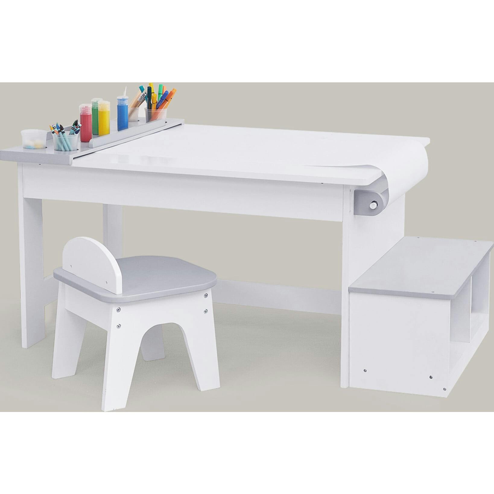 Fantasy Fields By Teamson Kids - Little Artist Monet Play Art Table Kids Furniture