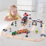 Hape: Mining Loader Set - 12pc Train Yard Playset