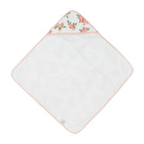 Infant Hooded Towel - Watercolor Roses