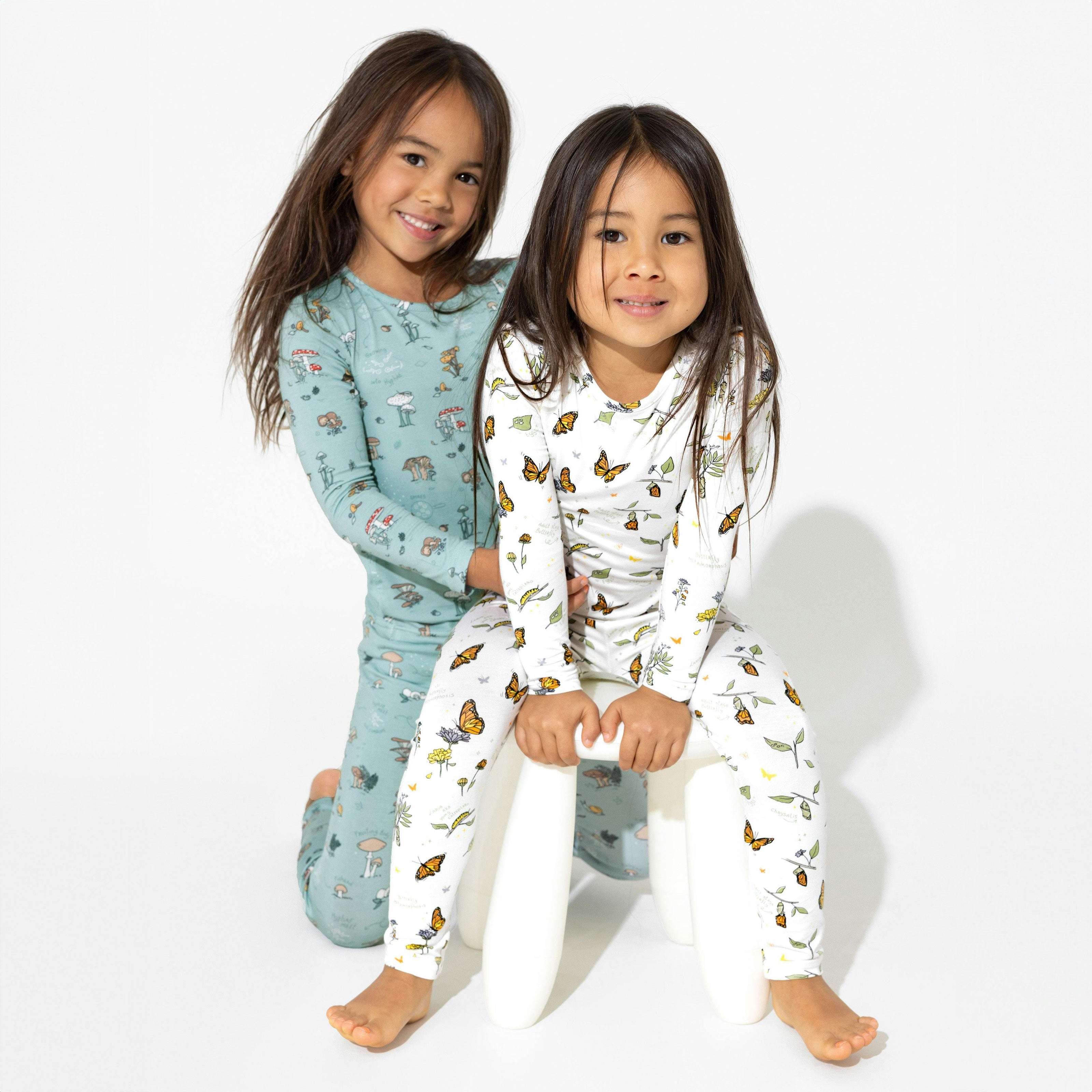 Monarch Bamboo Kids Pajamas