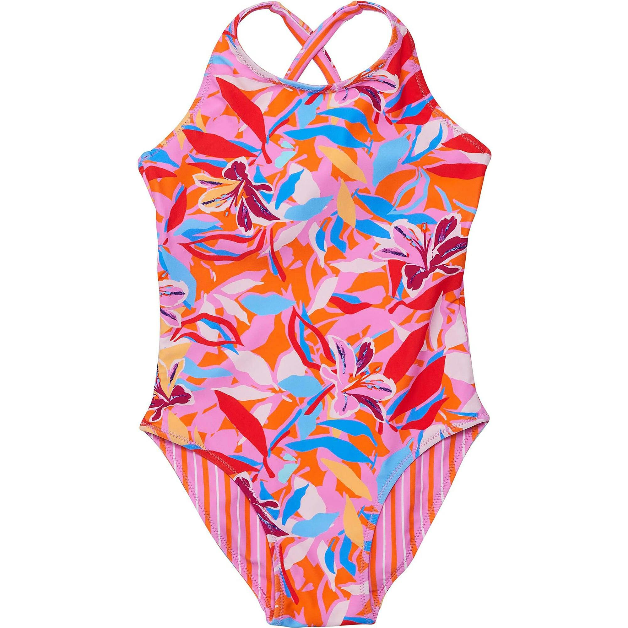 UPF50+ Sustainable Reversible Halter X-Back Swimsuit