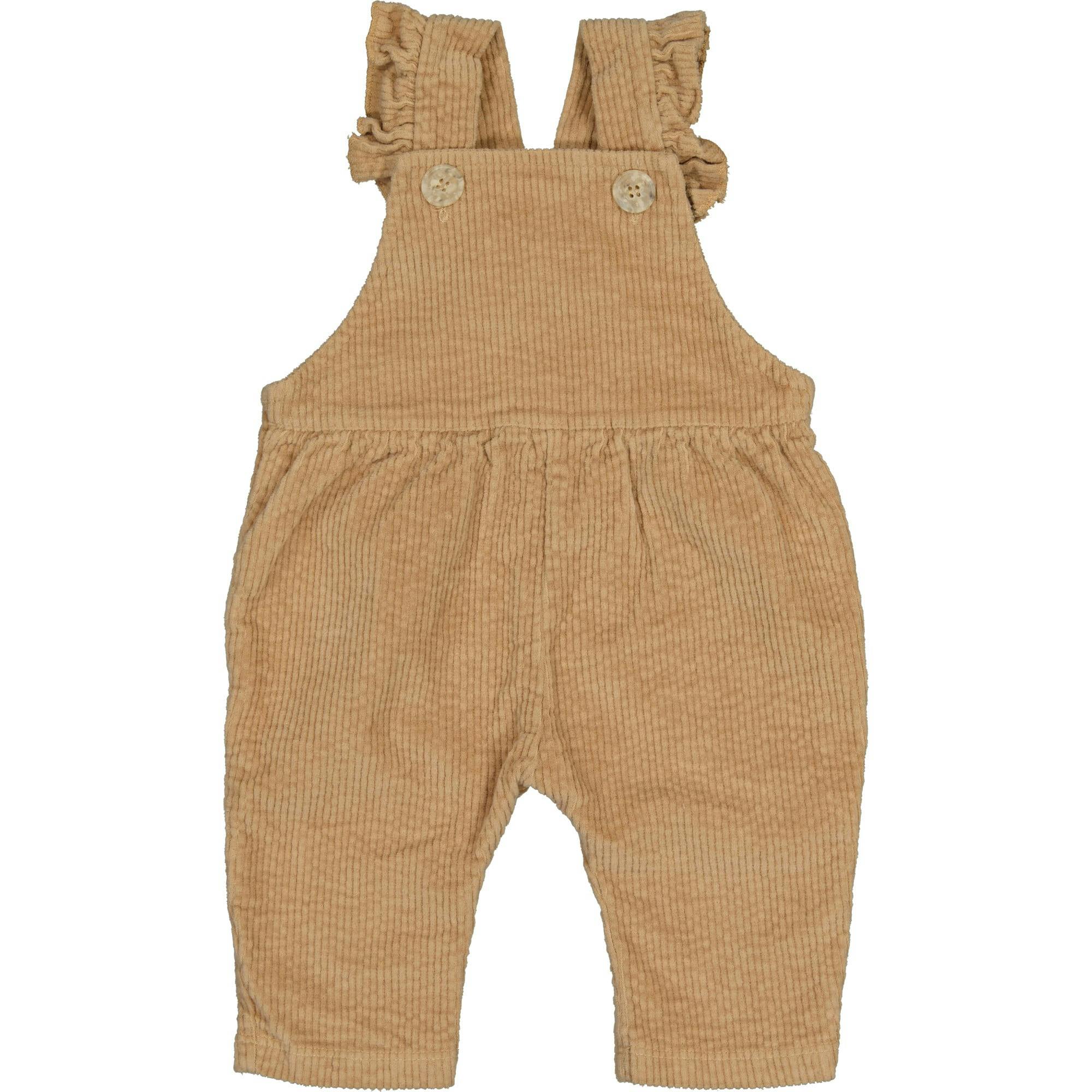 Corduroy Overall with ruffle detail