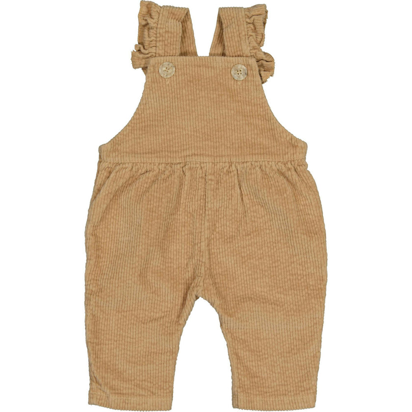 Corduroy Overall with ruffle detail