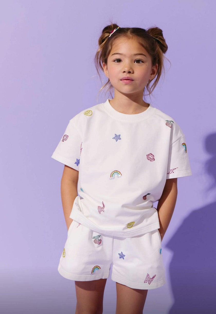 Crystal Doodle Short Set