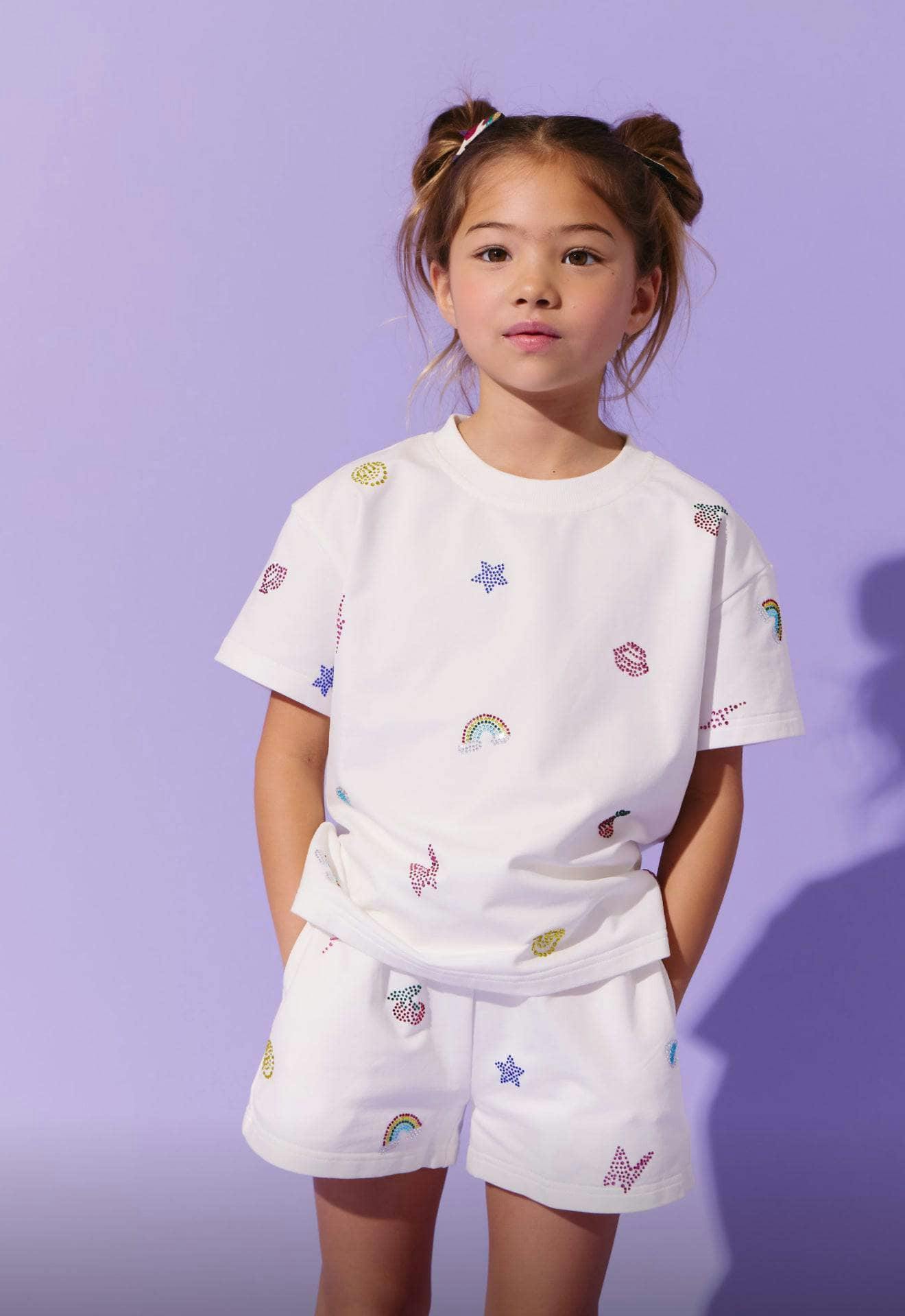 Crystal Doodle Short Set