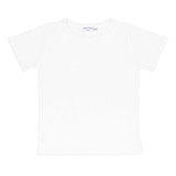 girls shell white pointelle shirt