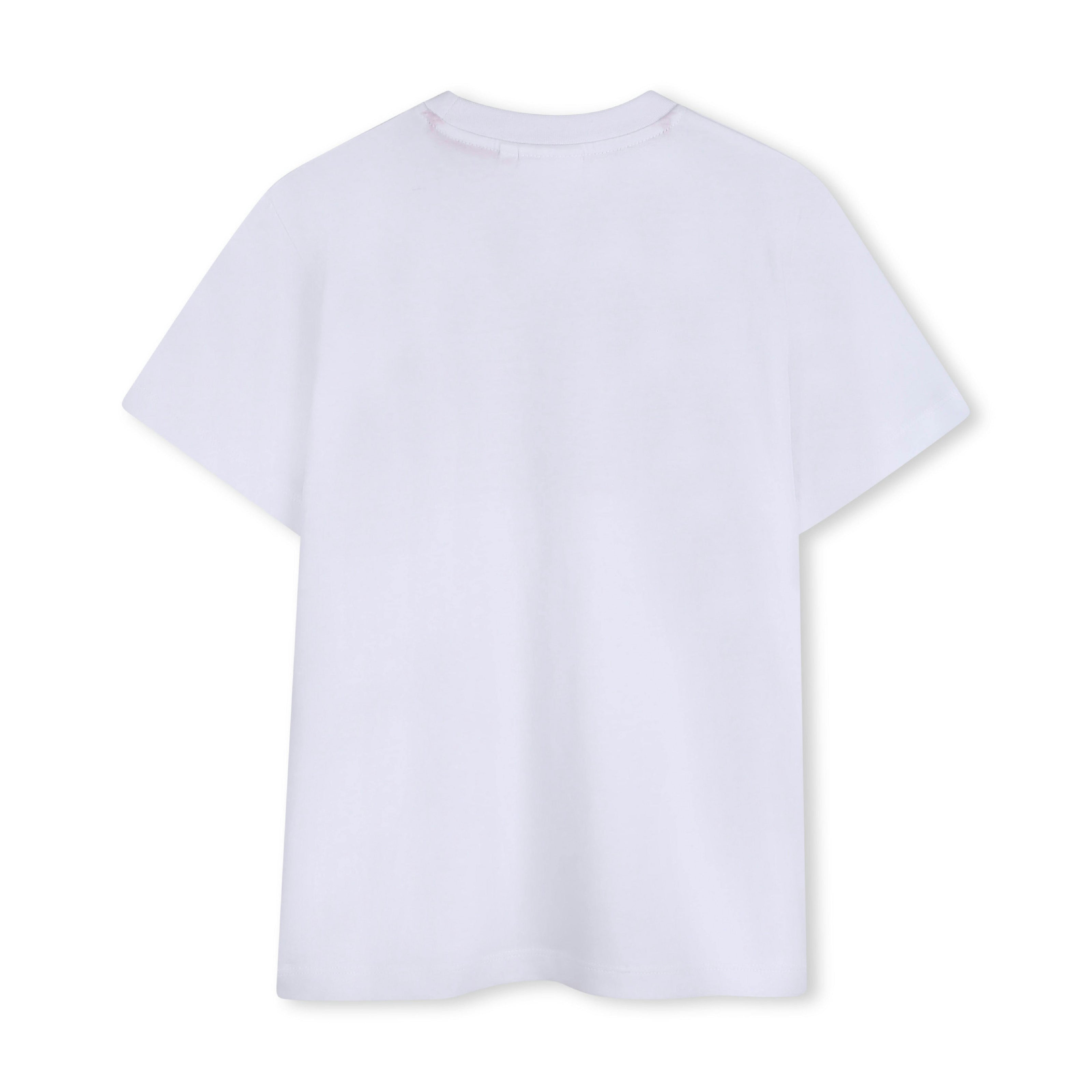 Boys White Mini Me White Logo T-Shirt
