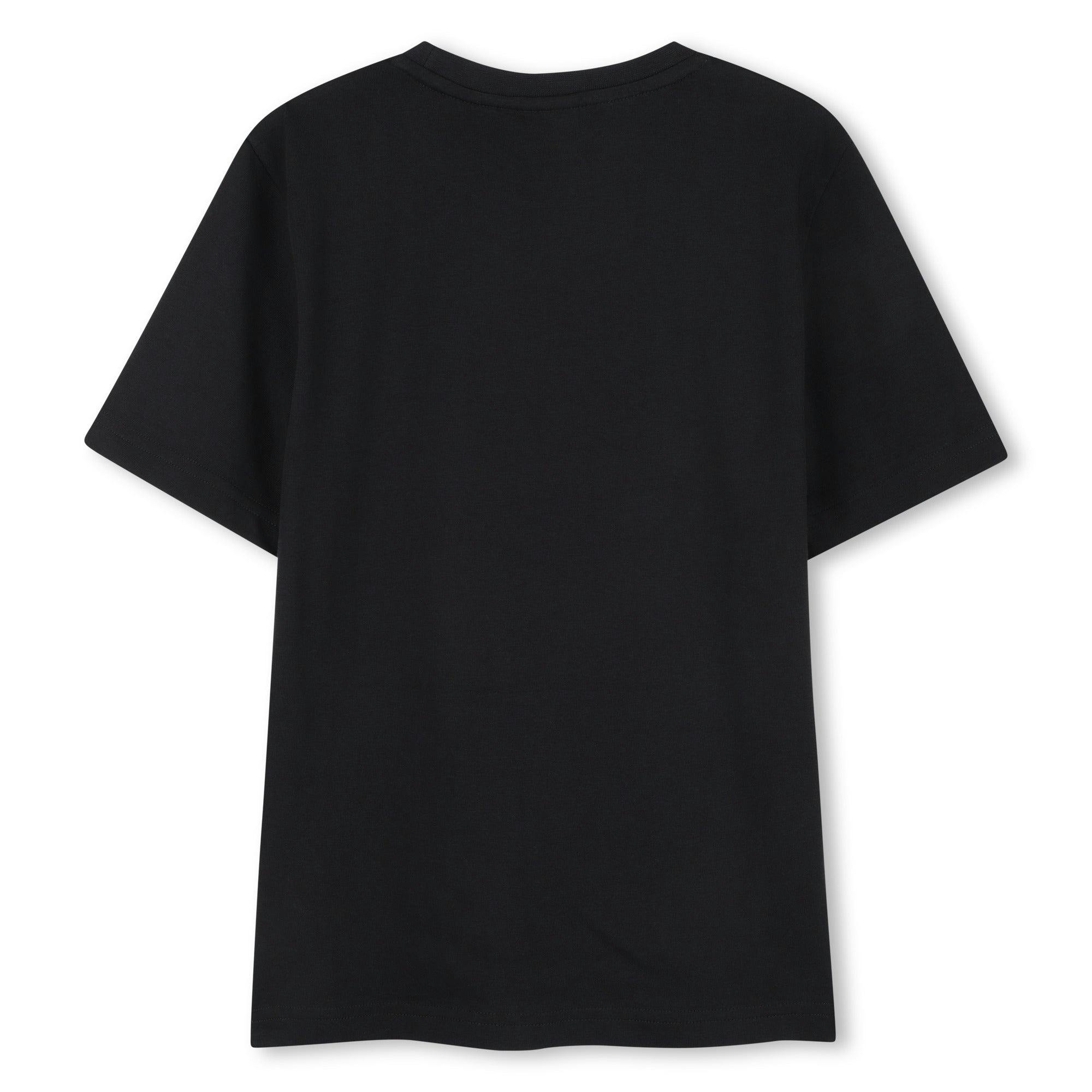 Boys Black Logo t-Shirt
