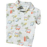 Summer Surfboard Buttondown Shirt