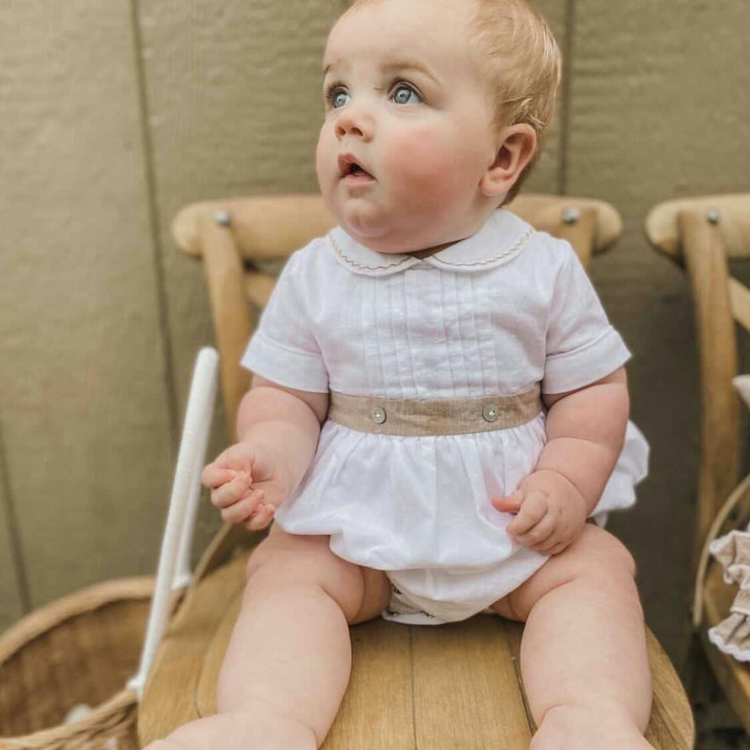 Ashton Linen Romper