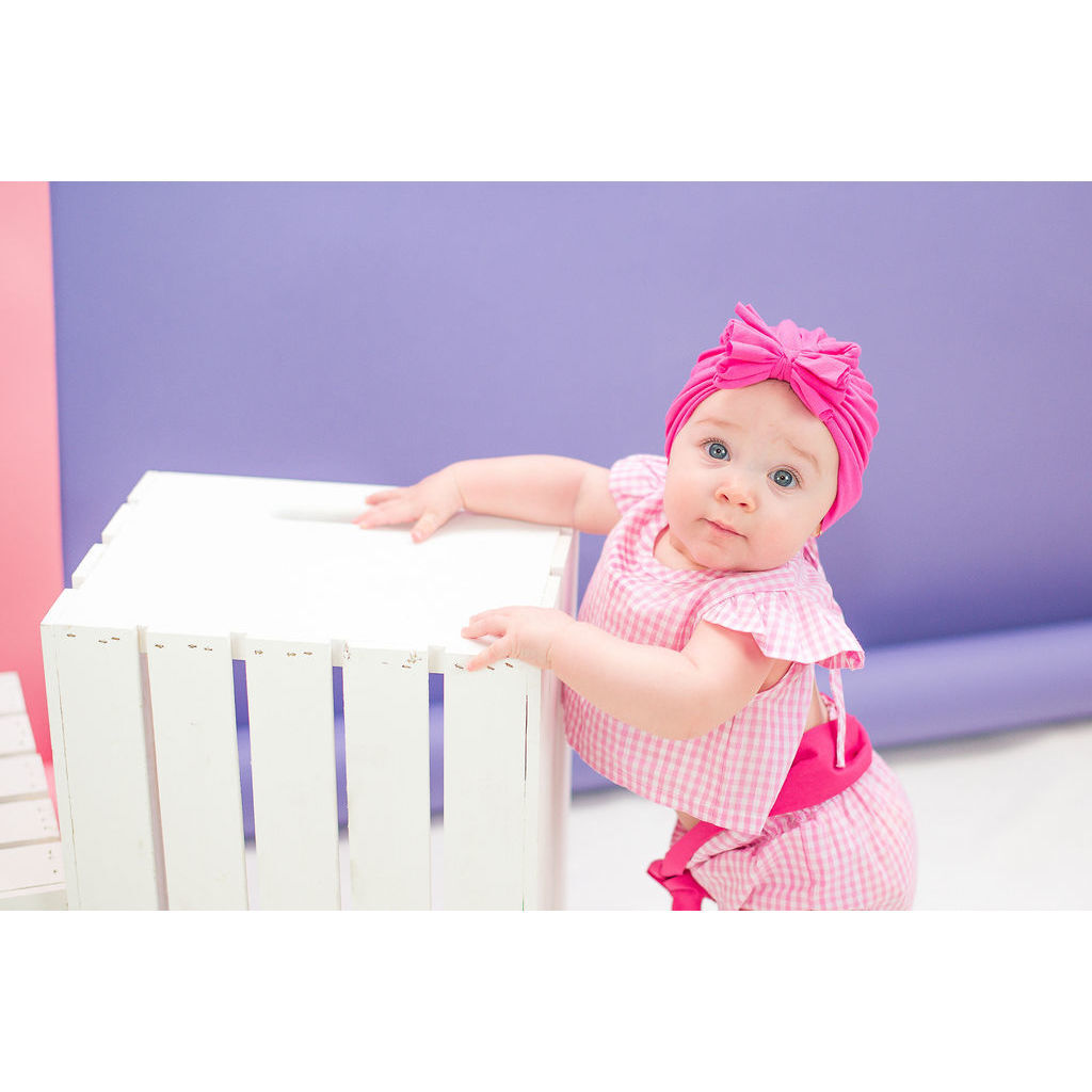 Classic Bow Headwrap, Pink
