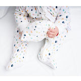 Tiny Drops Zip-up Baby Bodysuit
