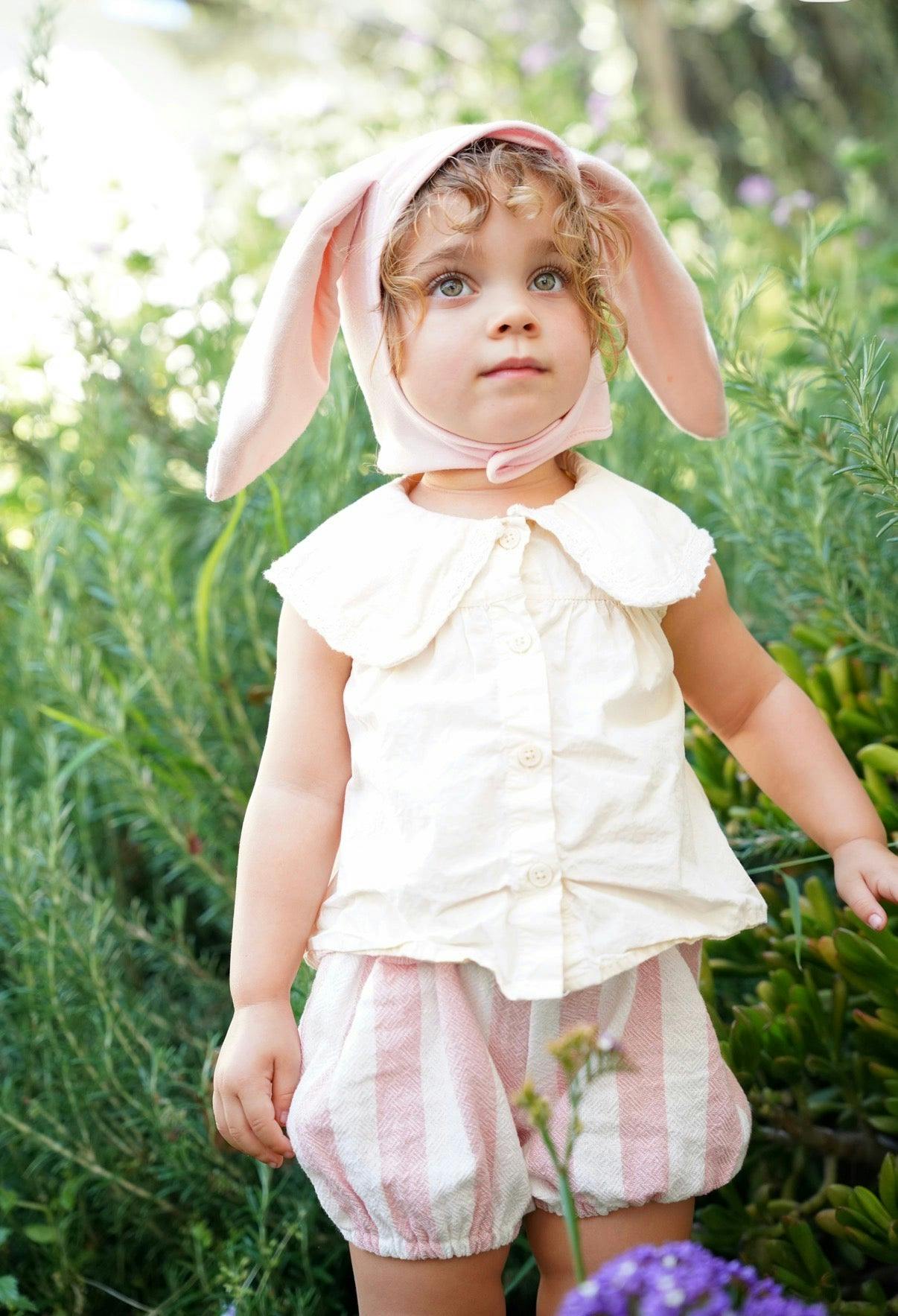 Pink Bunny Bonnet