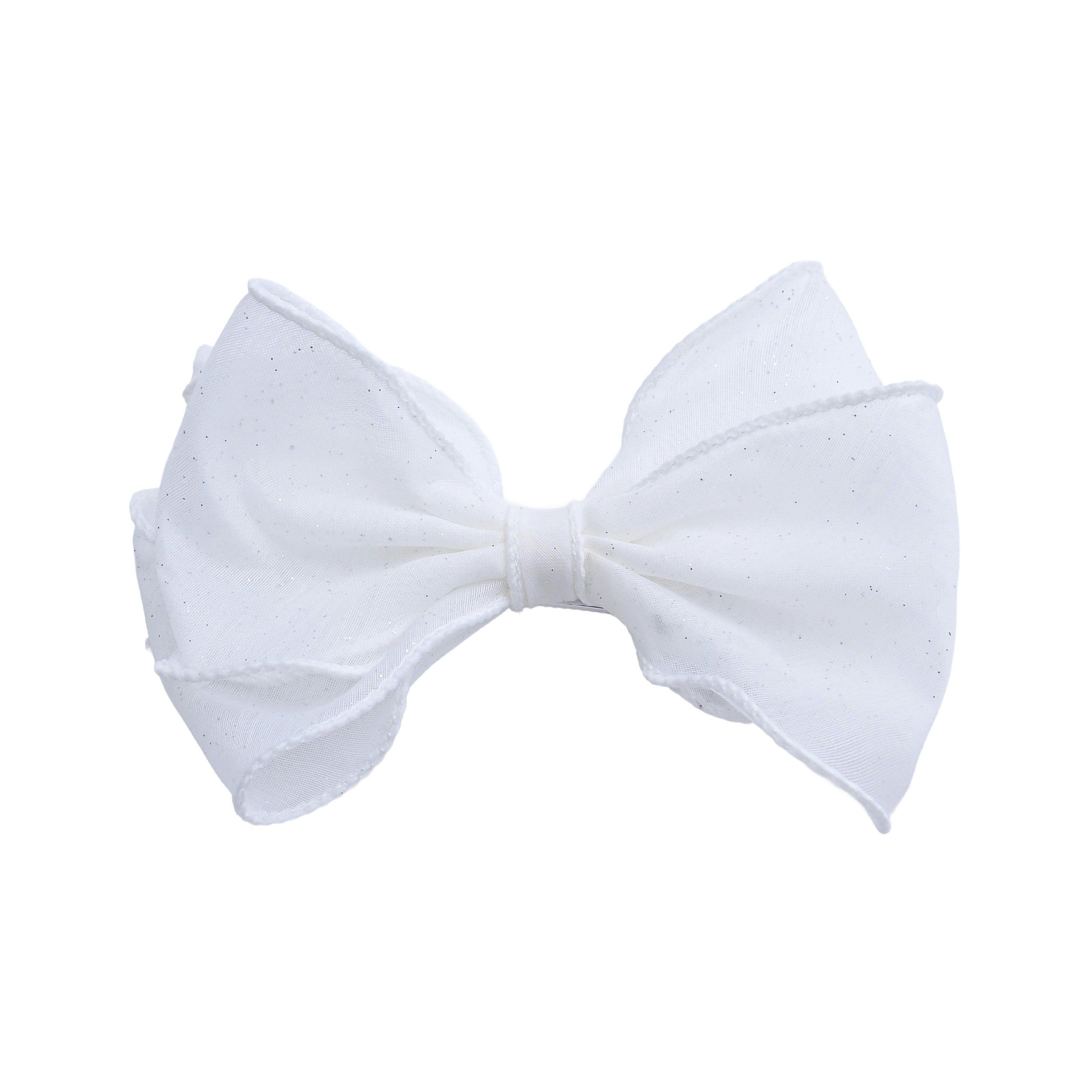 Shimmer White Bow Duo