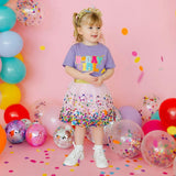 Birthday Girl Patch Short Sleeve T-Shirt