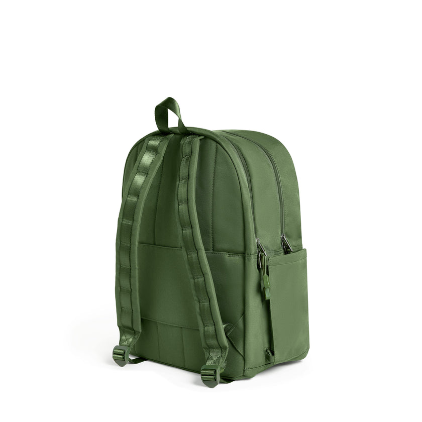 Kane Double Pocket Large Backpack, Olive