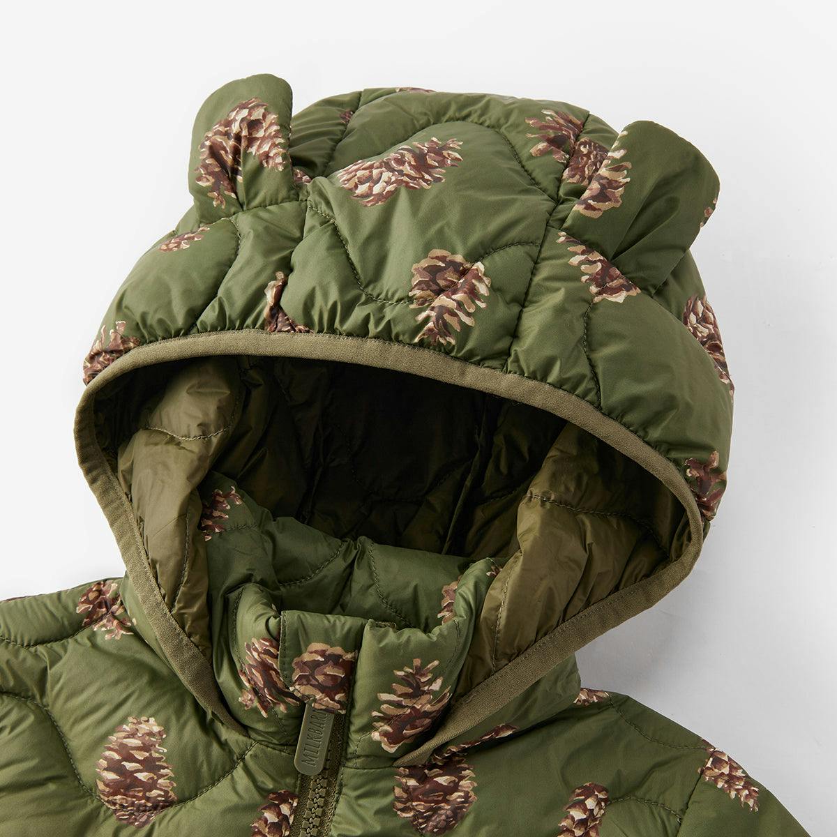 Pinecone Lightweight Down Hooded Jumpsuit