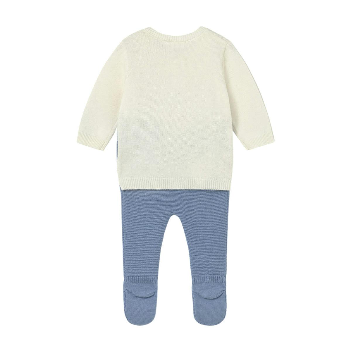 Newborn Knit Pants and Sweatshirt Set