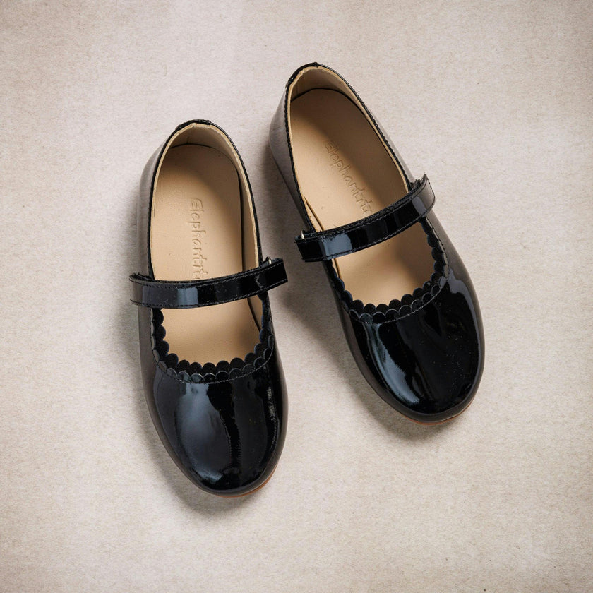 Aria Ballet Flat | Black Patent Leather