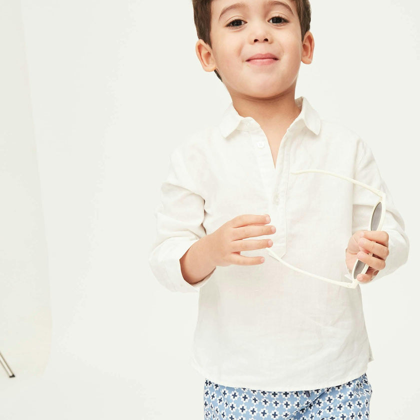 Linen Cotton Kaftan Shirt