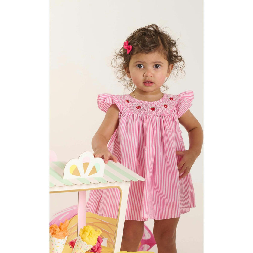 Hand-Smocked Baby Dress - Bebe