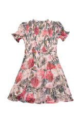 Mini Cordelia Dress in Pink Bloom