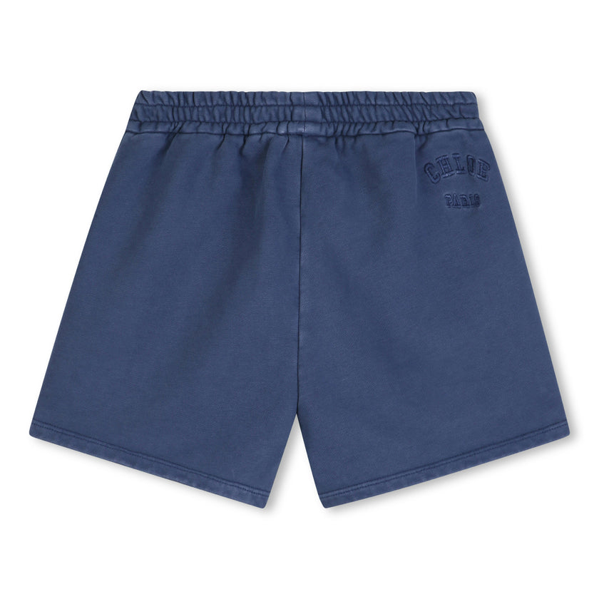 Navy Blue Drawstring Shorts
