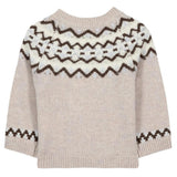 TARTINE ET CHOCOLAT Alpine Baby Sweater - Moka