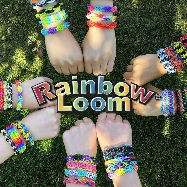 Rainbow Loom Sparkle Rubber Band Treasure Box Edition Friendship Bracelet Making Craft Kit w/ 8