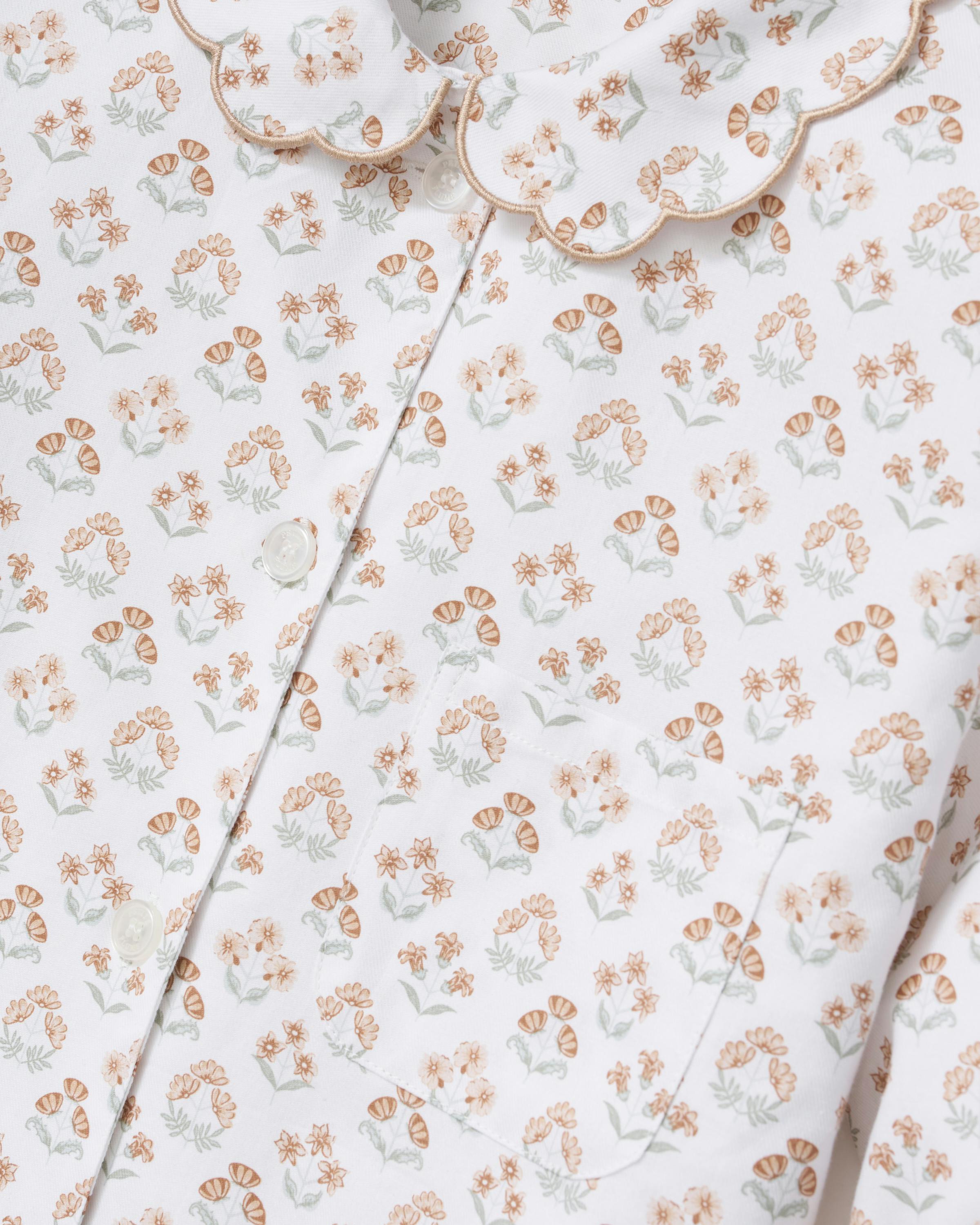 Women's Twill Colette Pajama Set in Estate Garden