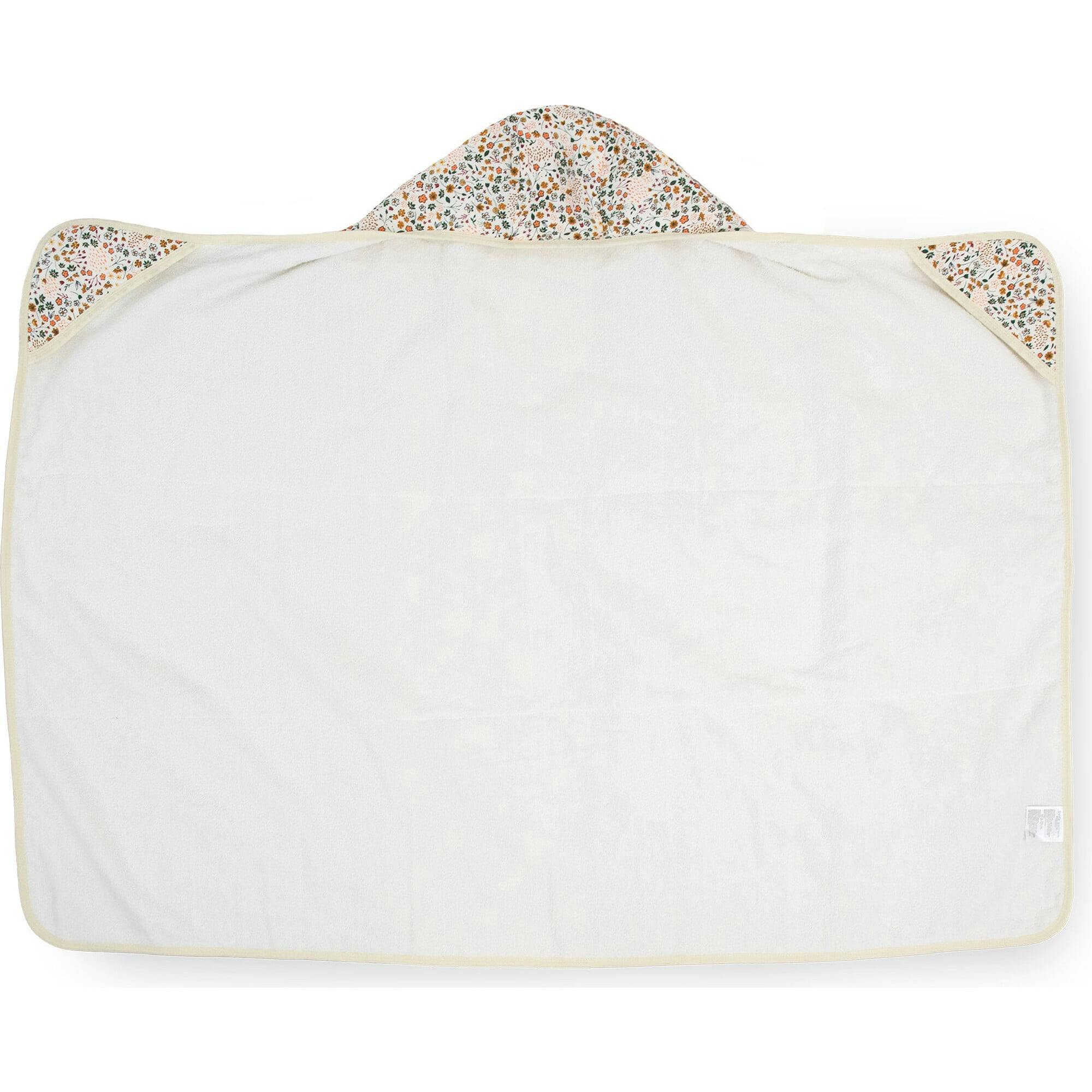 Toddler Hooded Towel - Pressed Petals