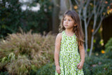 Cross Back Twirly Dress in Pickles