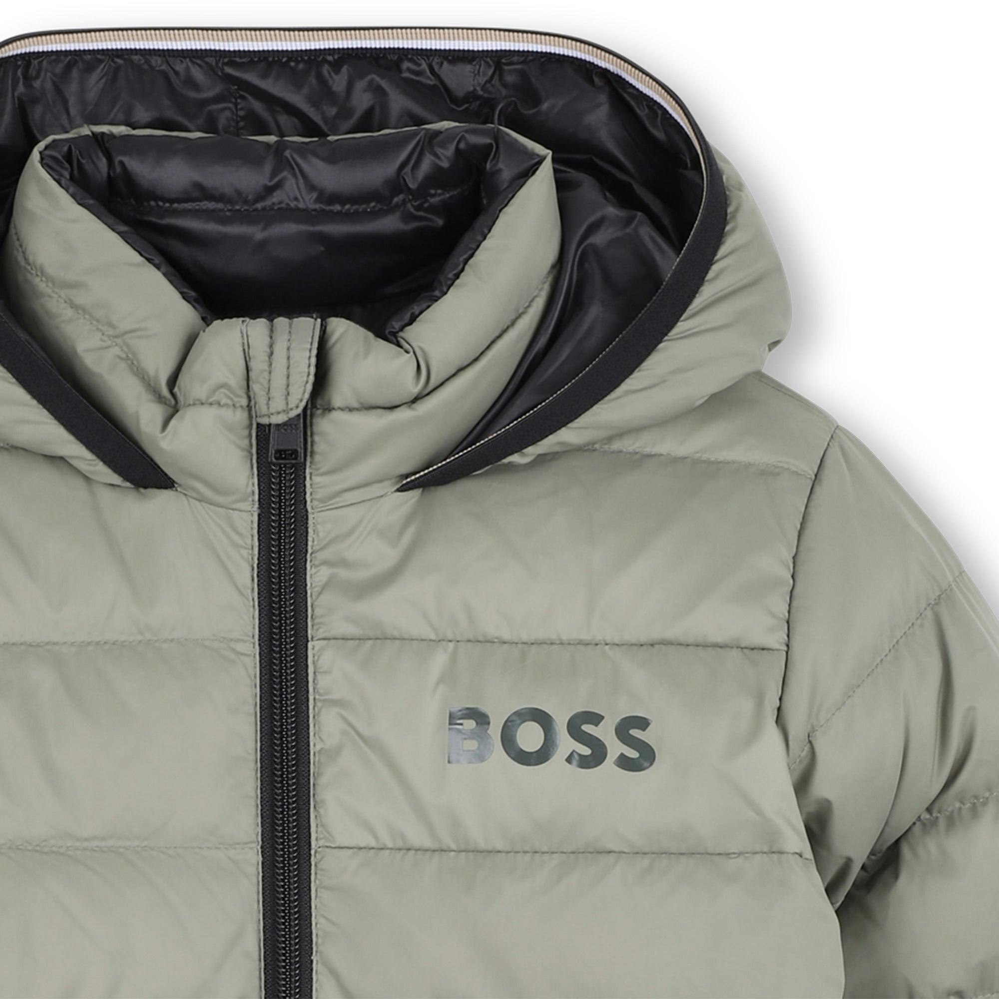 Green Reversible Puffer Jacket