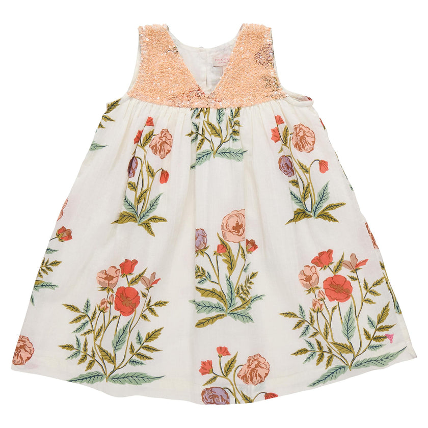 Girls Courtney Dress - Rosewick Poppy