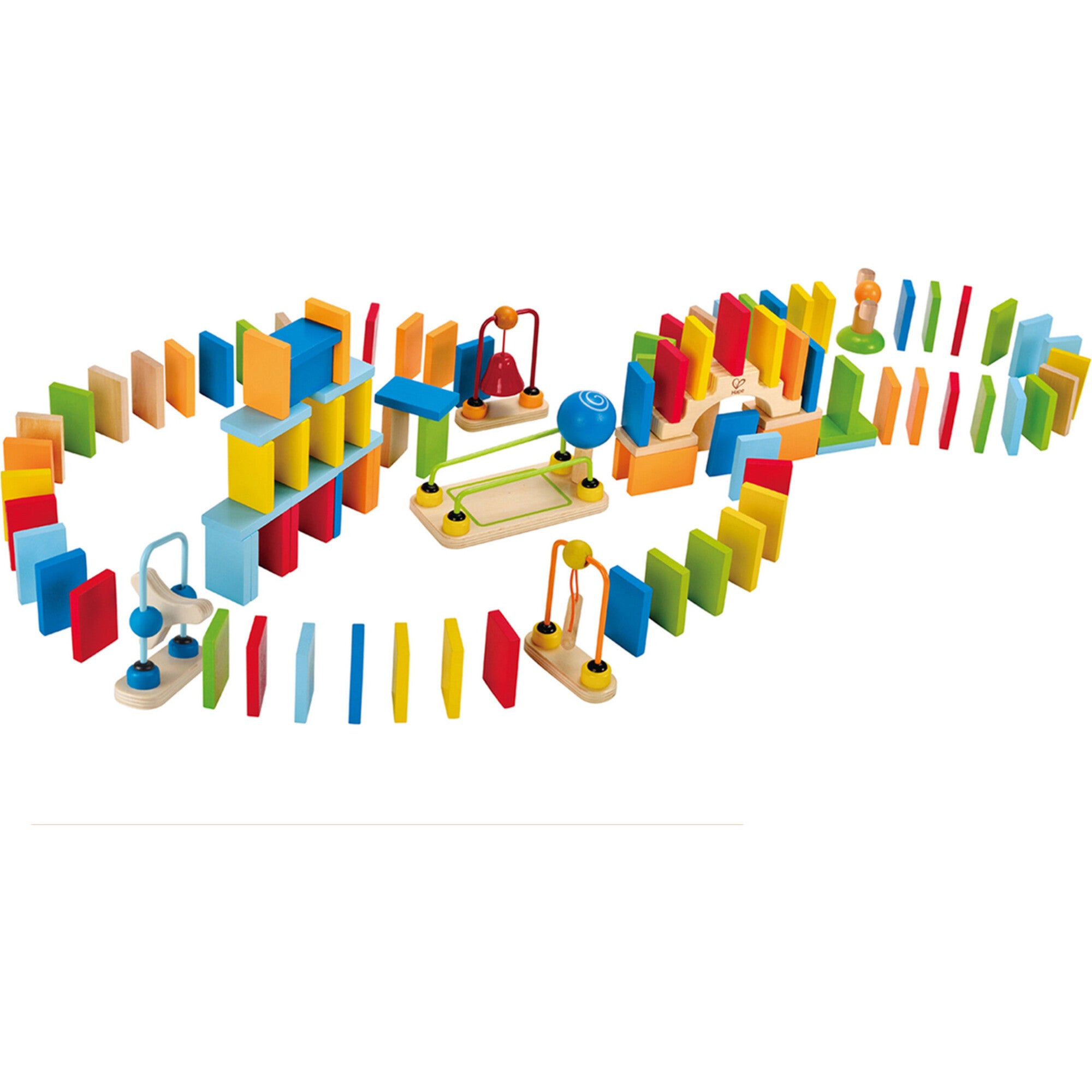 Wooden Toddler Domino Ball Set