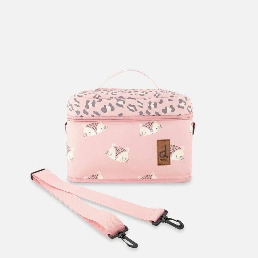 Little Girl Leopard Charming Durable Everyday Lunch Box