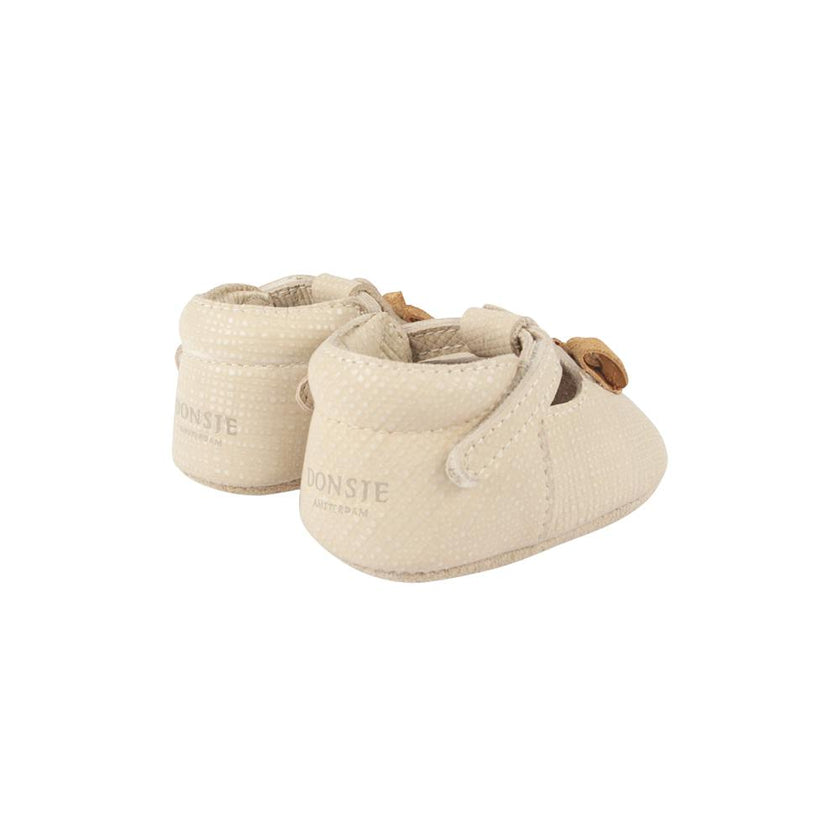 Nanoe Shoes | Banana | Cream Scored Leather