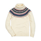 Organic Fair Isle Cable Sweater