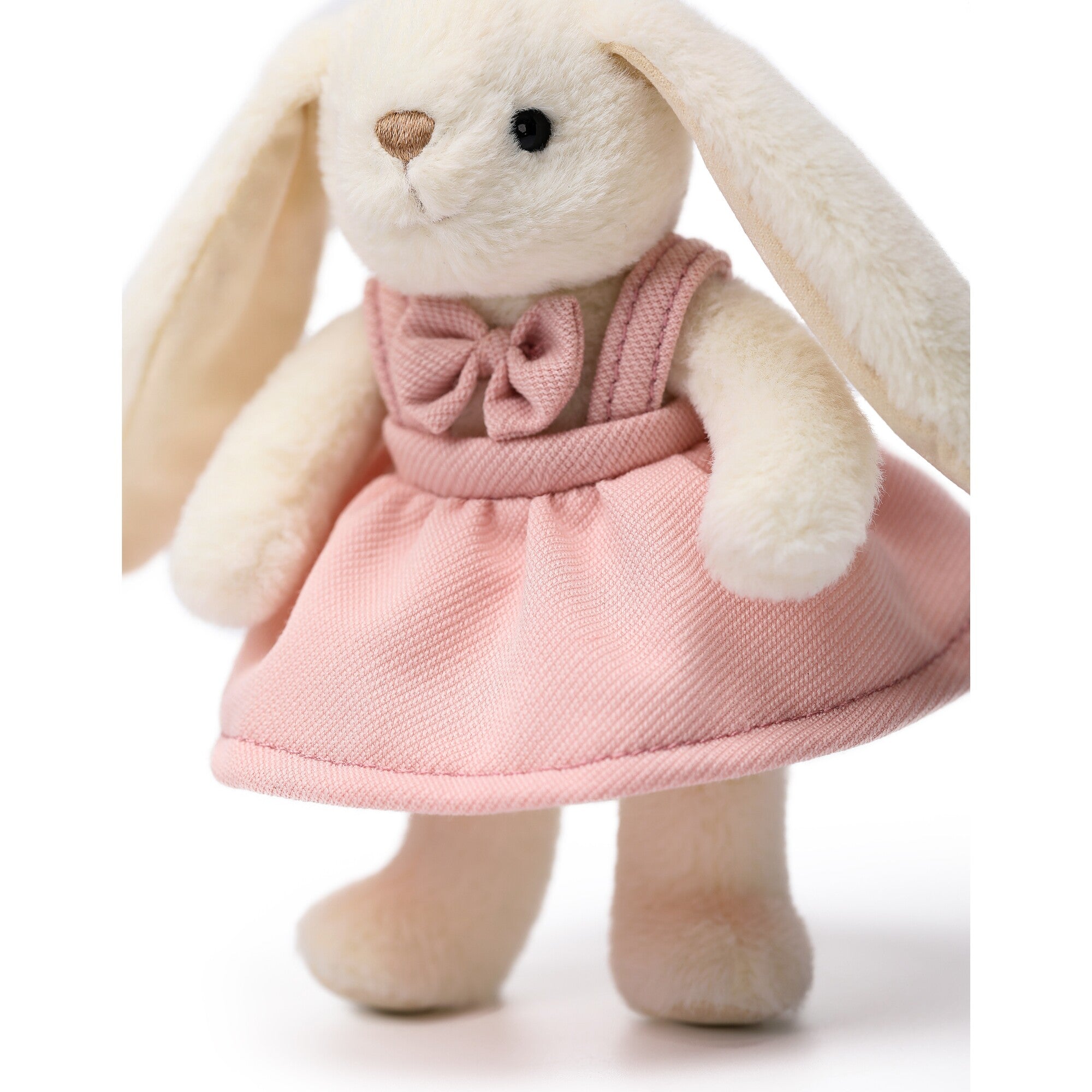Candy Bunny Rabbit Bag Charms — Soft Weighted Cuddle Stuffed Animal