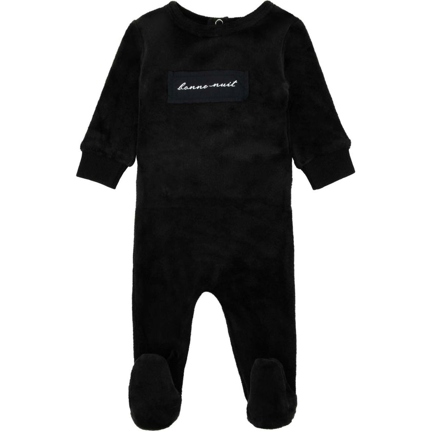 Velour Patch Footie