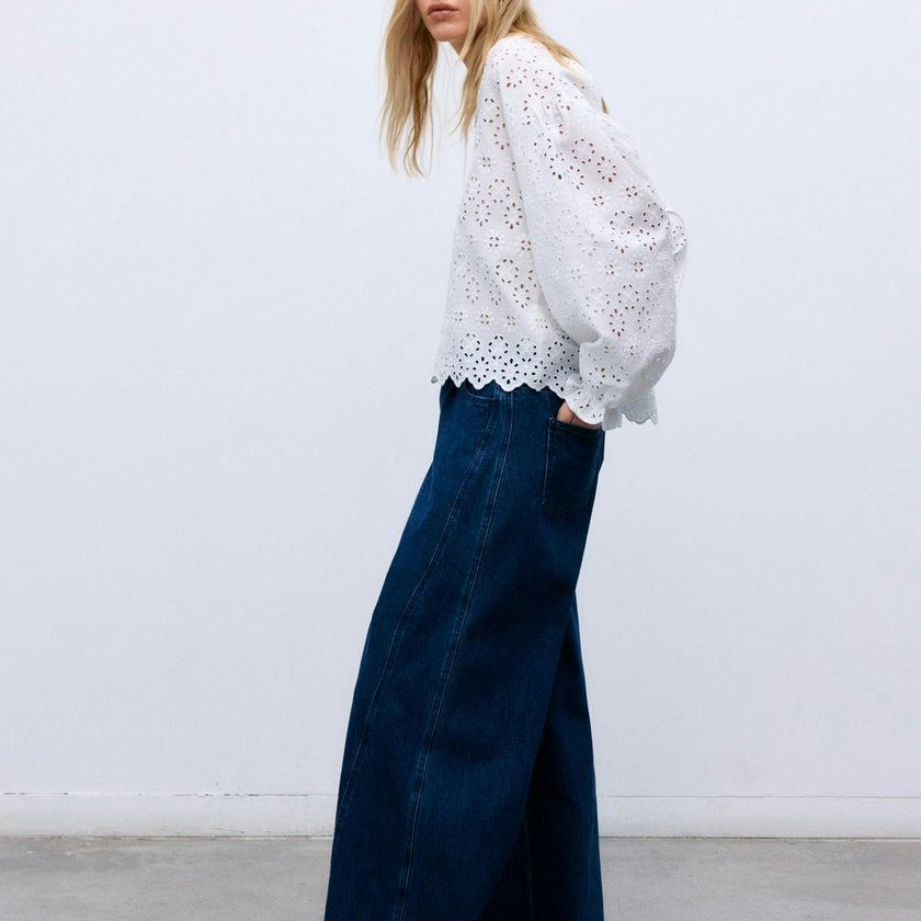 Sakura Woman Blouse Pure Cloud