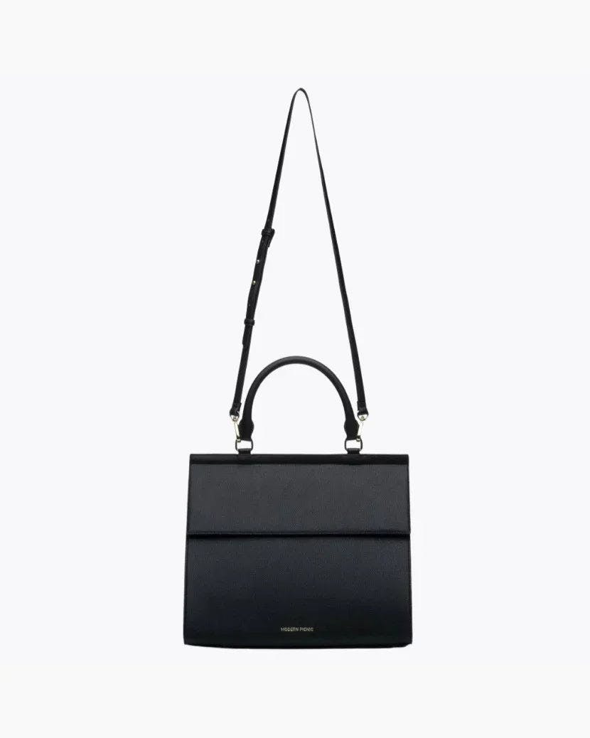 Large, Insulated, Chic Lunchbox, Black