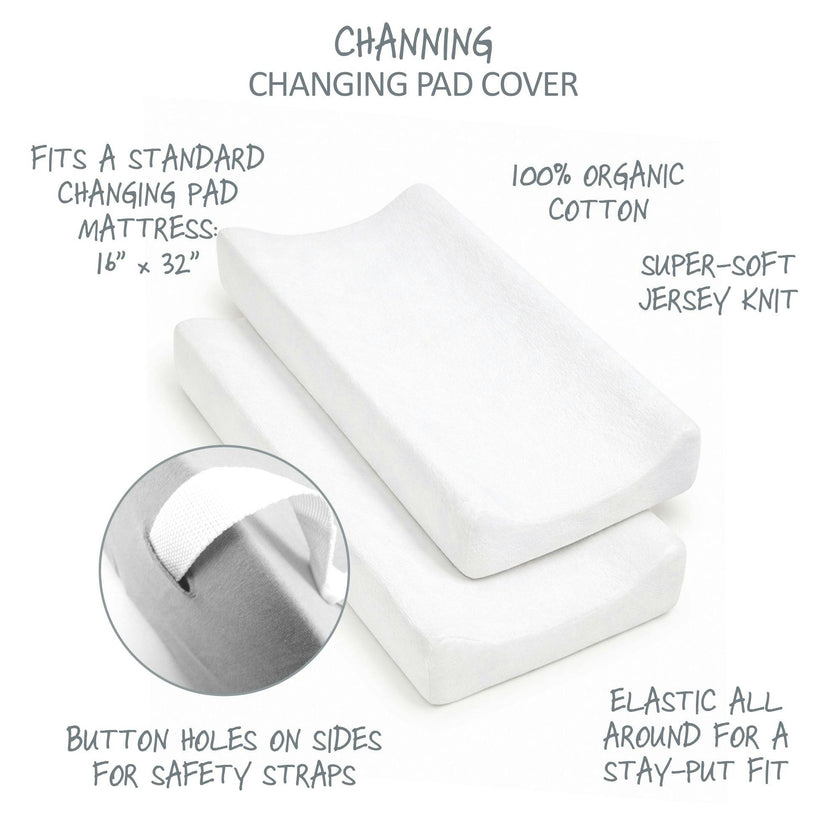 CHANNING 2-Pack Changing Pad Cover