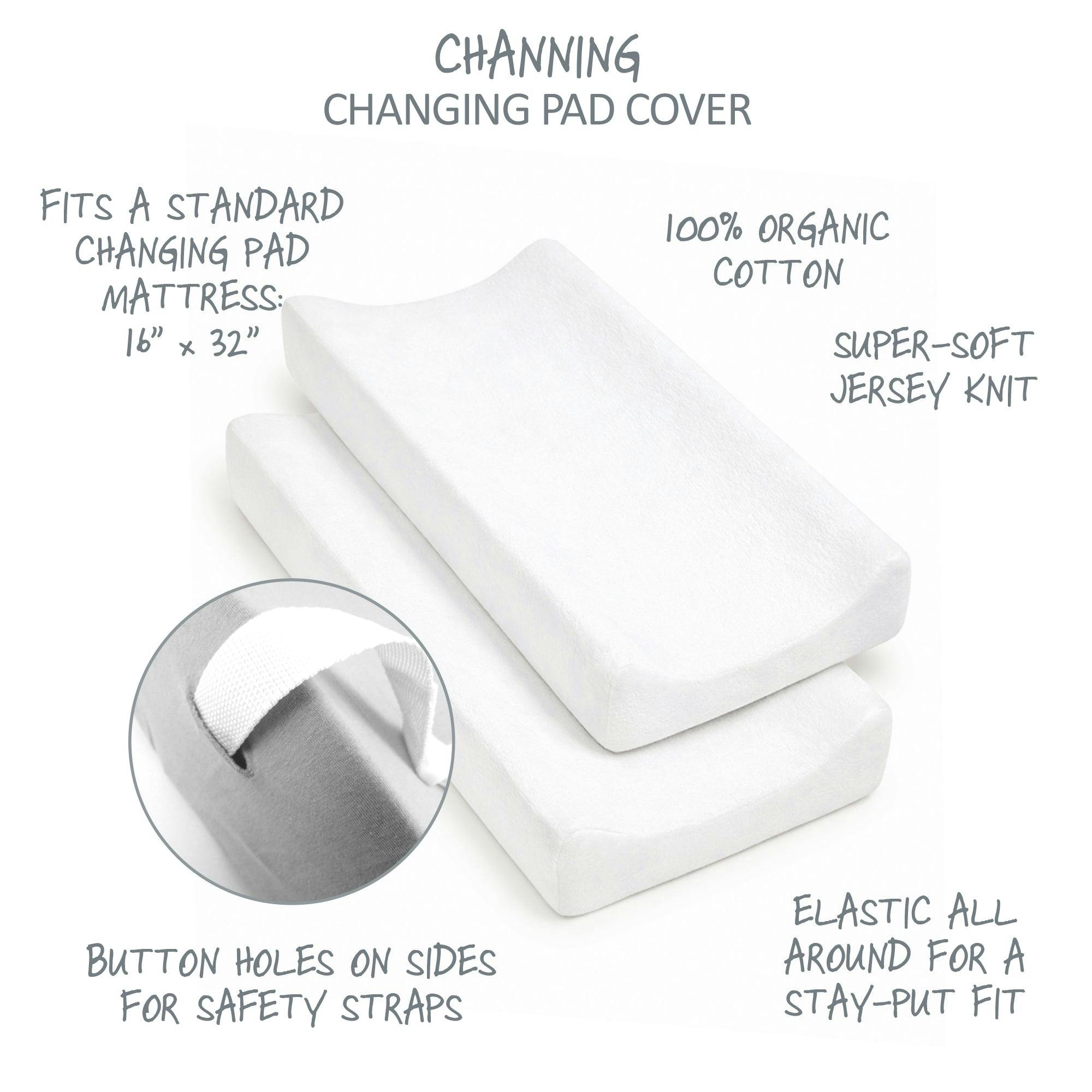 CHANNING 2-Pack Changing Pad Cover