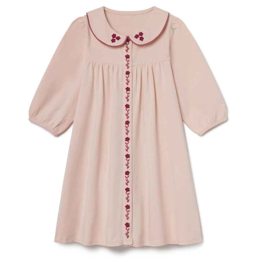 Collier Dress in Blushing Pink