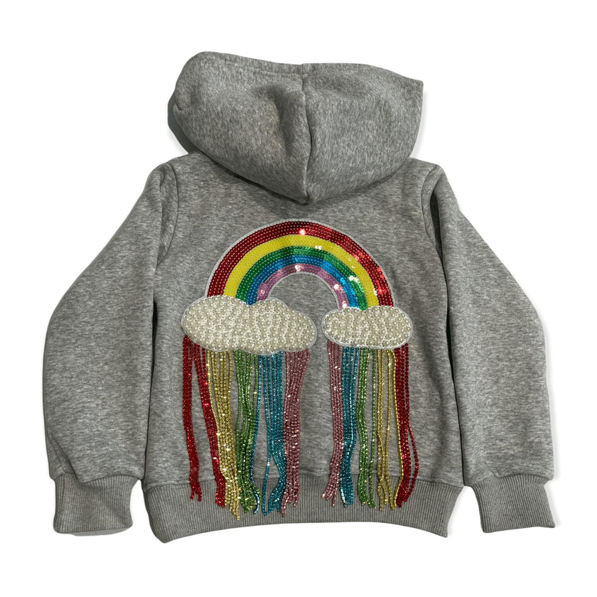 Crystal Rainbow Rain Hoodie – Teen/Women