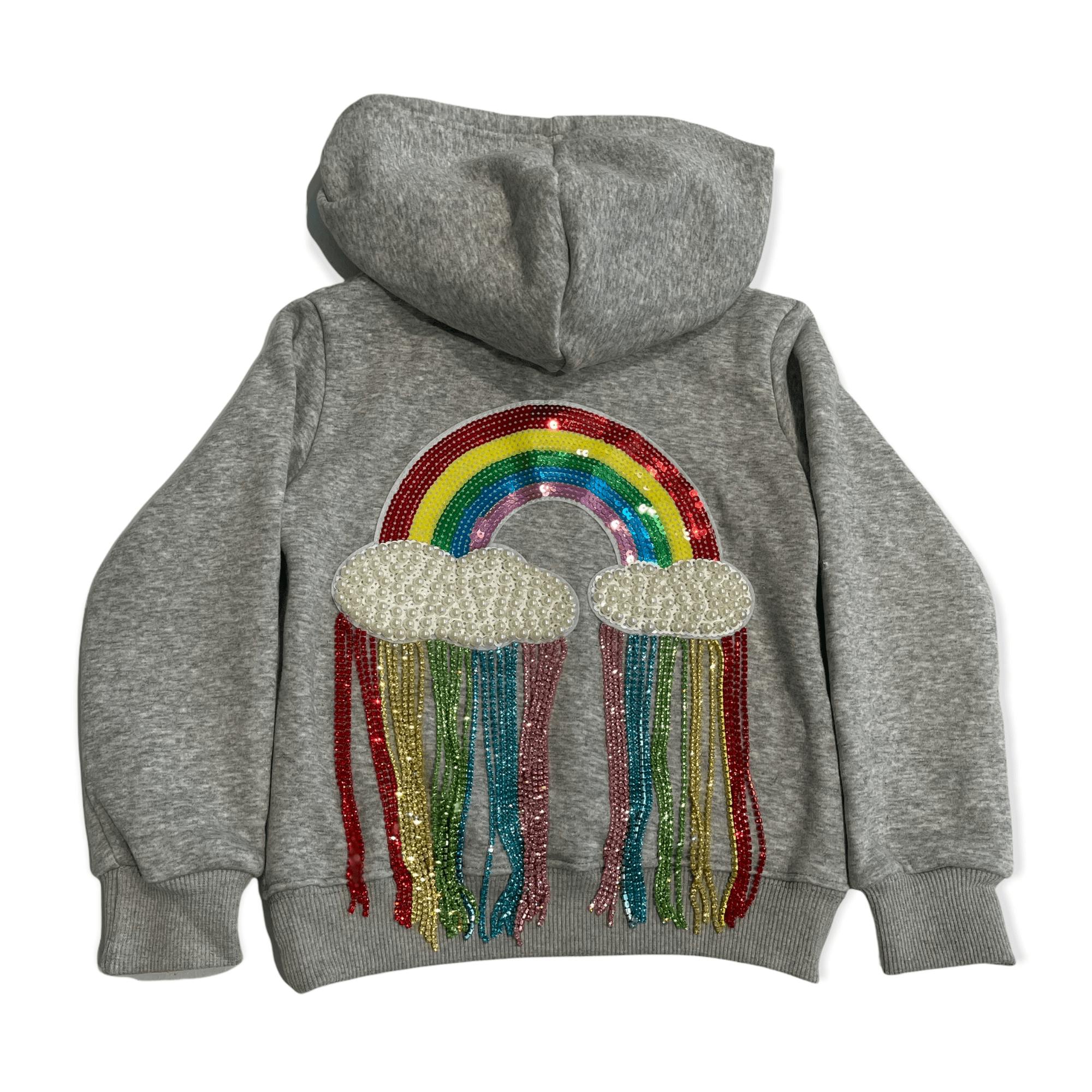 Crystal Rainbow Rain Hoodie – Teen/Women