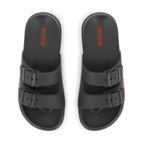 Boys Black Logo Sliders